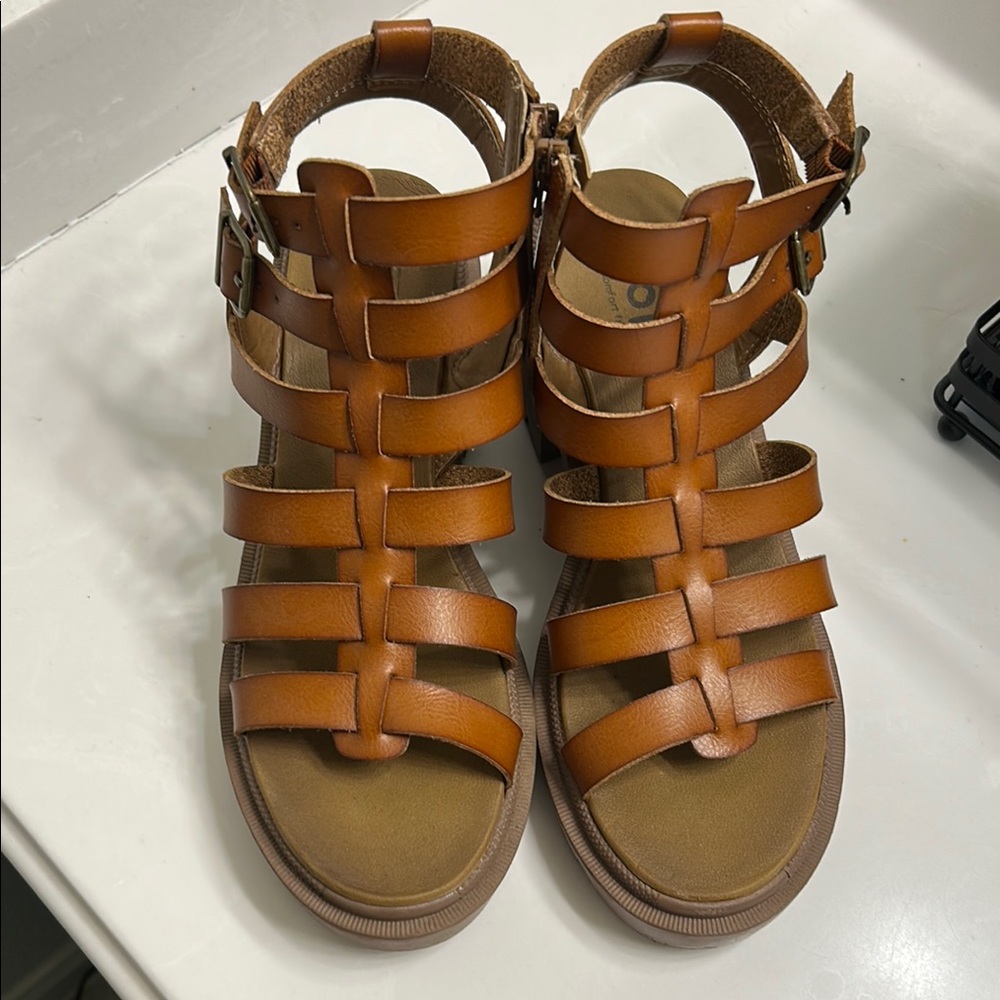 Pop Tan Strappy Sandals